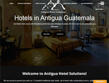 Tablet Screenshot of antiguahotelsolutions.com